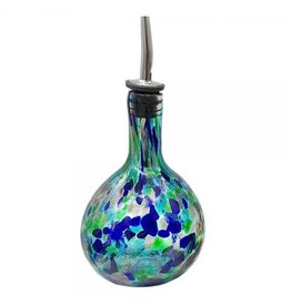 Entertaining Essentials Blue/Green Blown Glass Cruet