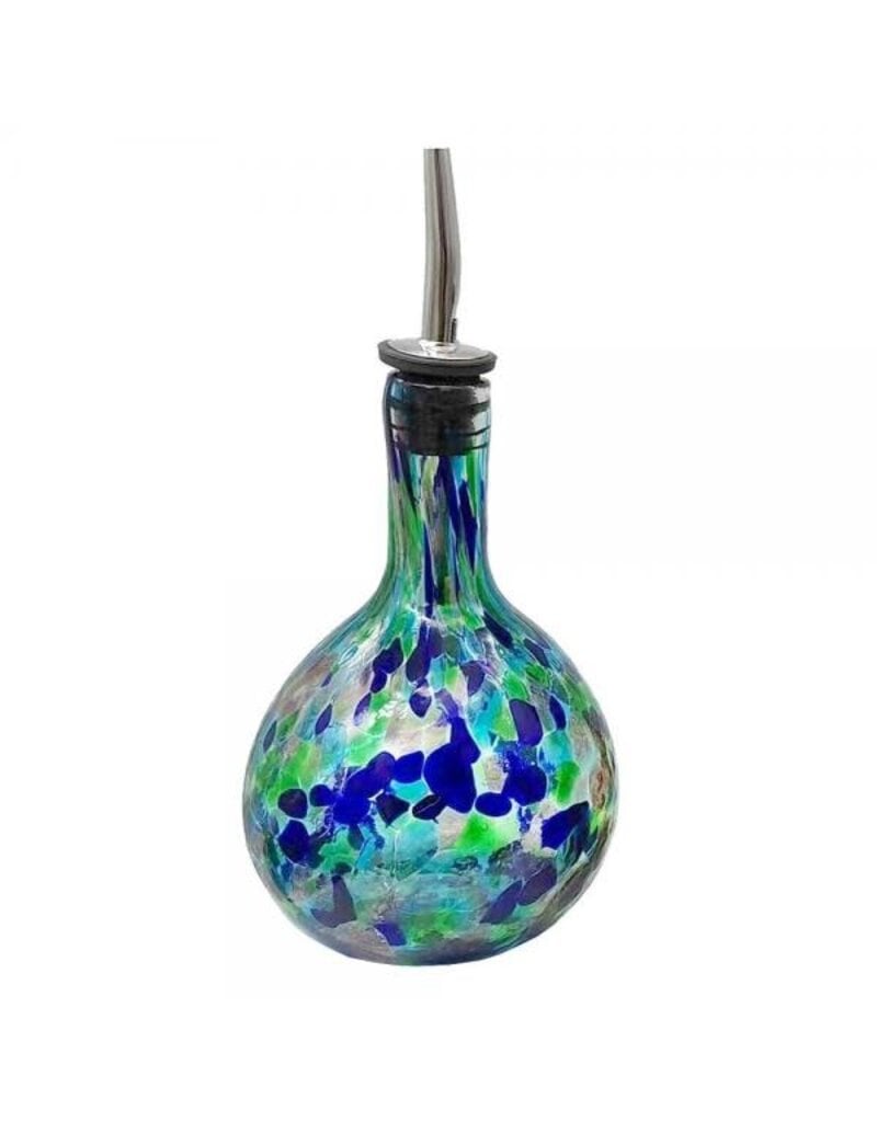Entertaining Essentials Blue/Green Blown Glass Cruet