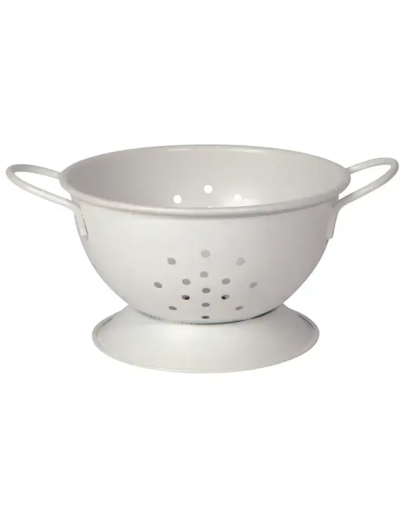 Now Designs by Danica Matte Steel White Colander Small