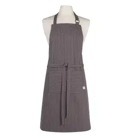 Now Designs by Danica Granite Gray Pinstripe Chef Apron