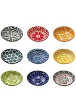 Otterware Bohemian Hand-Painted Ceramic Sauce Dish