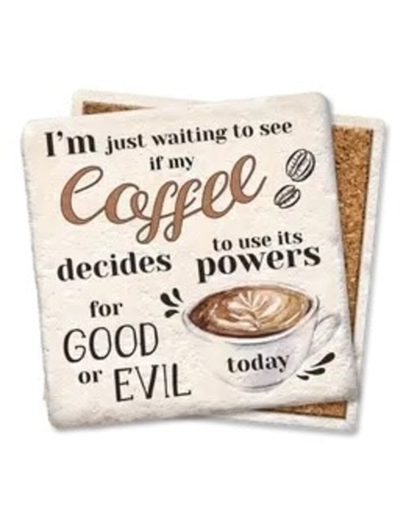 Tipsy Coasters & Gifts I'm Just Waiting Coffee Coaster
