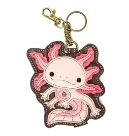 Chala Key Fob/Coin Purse - Axolotl