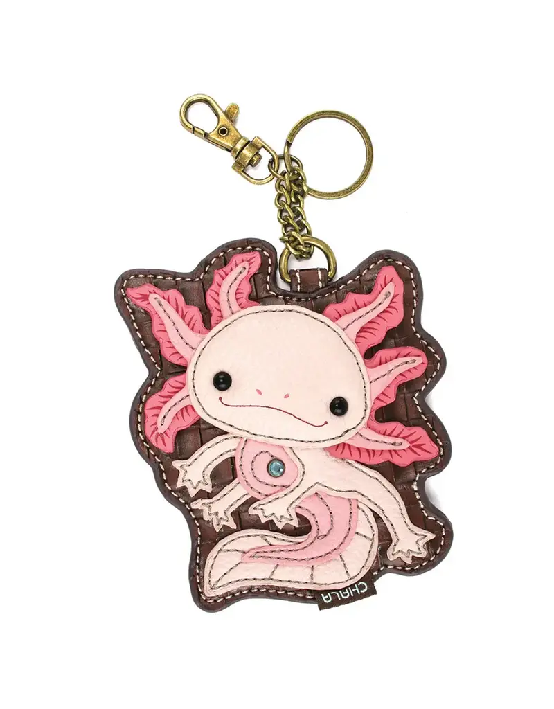 Chala Key Fob/Coin Purse - Axolotl