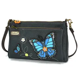 Chala Deluxe Crossbody - Blue Butterfly