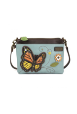 Chala Mini Crossbody - Monarch Butterfly - blue
