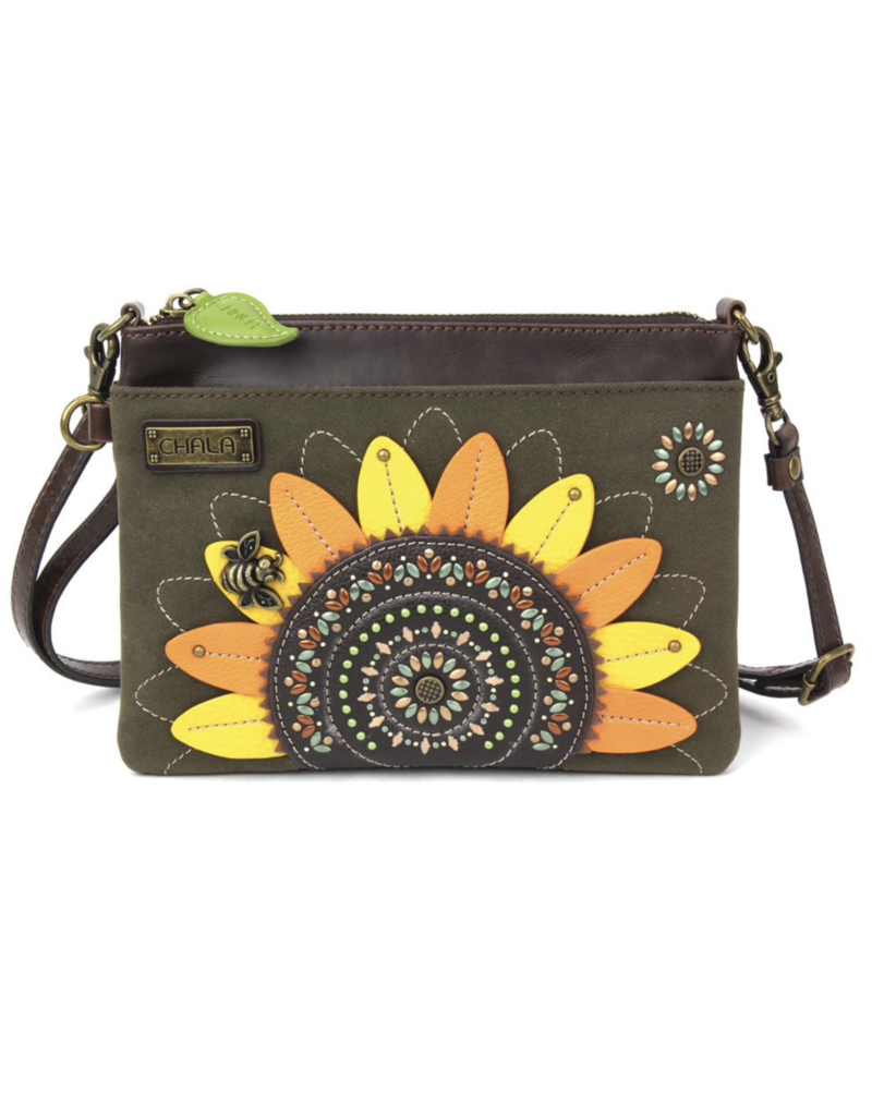 Chala Dazzled Mini Crossbody - Sunflower - Olive