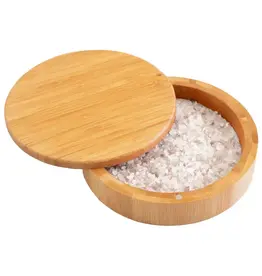 Totally Bamboo Barkeeper's Salt Box, Margarita Glass Salt Rimmer