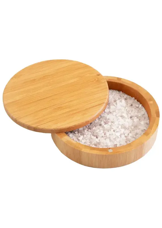 Totally Bamboo Barkeeper's Salt Box, Margarita Glass Salt Rimmer