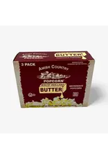 Amish Country Microwave Buttery White Popcorn 3pk
