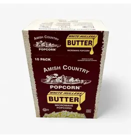 Amish Country Microwave Buttery White Popcorn 10pk