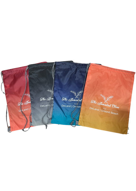The Anointed Olive Ombré Drawstring Bag