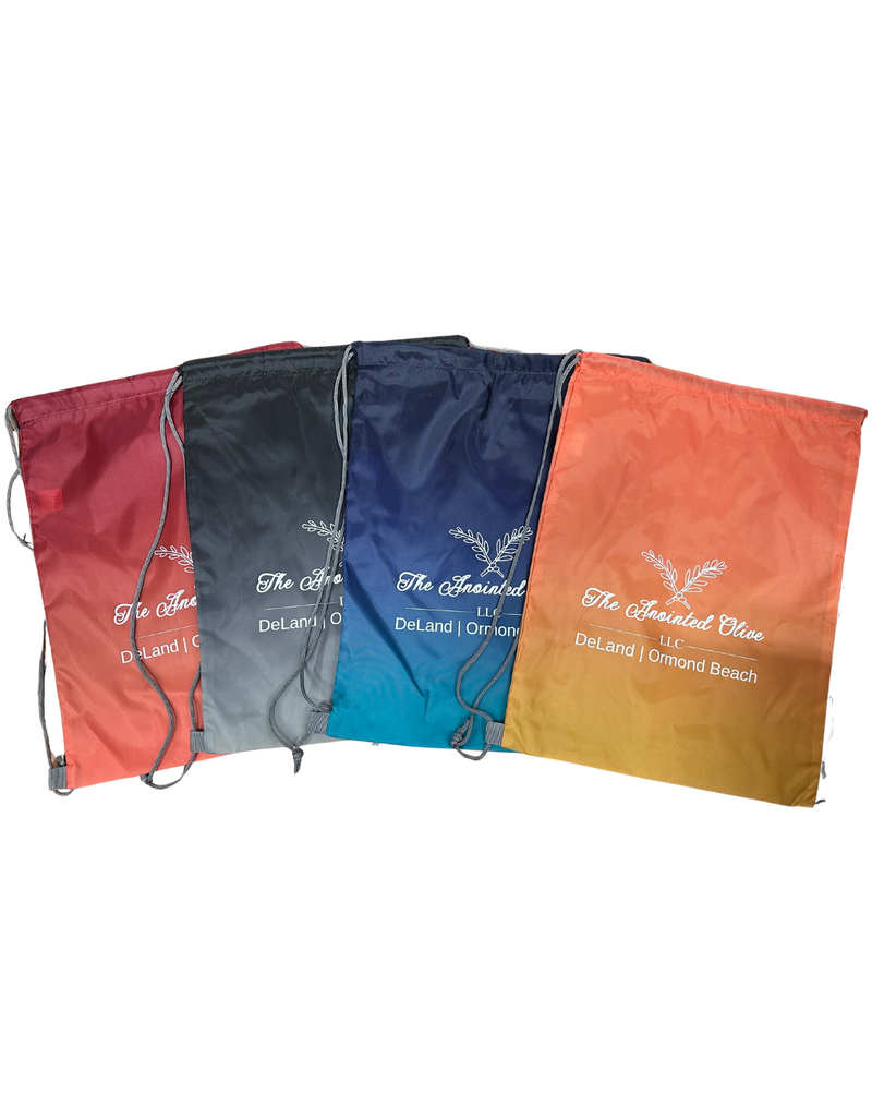 The Anointed Olive Ombré Drawstring Bag