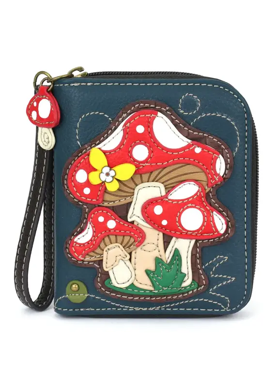 Chala Zip Around Wallet - Mushroom