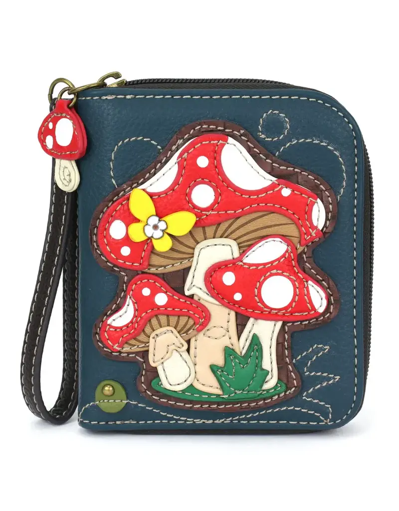 Chala Zip Around Wallet - Mushroom