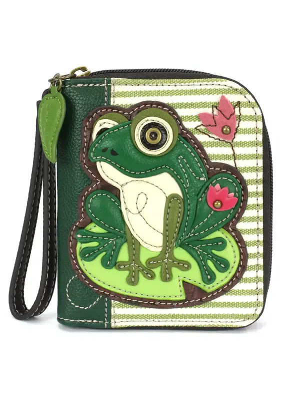 Chala Zip-Around Wallet - Lily Frog