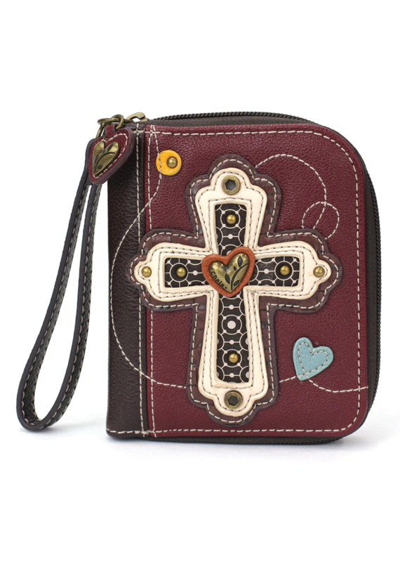 Chala Zip-Around Wallet-Cross