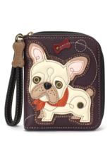 Chala Zip Around Wallet - French Bulldog
