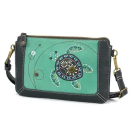 Chala Dazzled Zip Pouch Crossbody - Turtle