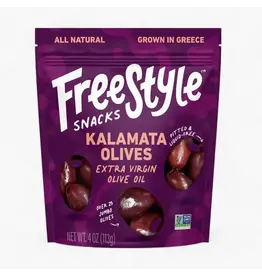 Freestyle Snacks Kalamata Olives - Extra Virgin Olive Oil 4oz