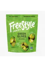Freestyle Snacks Green Olives Original 4oz