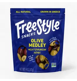 Freestyle Snacks Mediterranean Herb Olive Medley 4oz