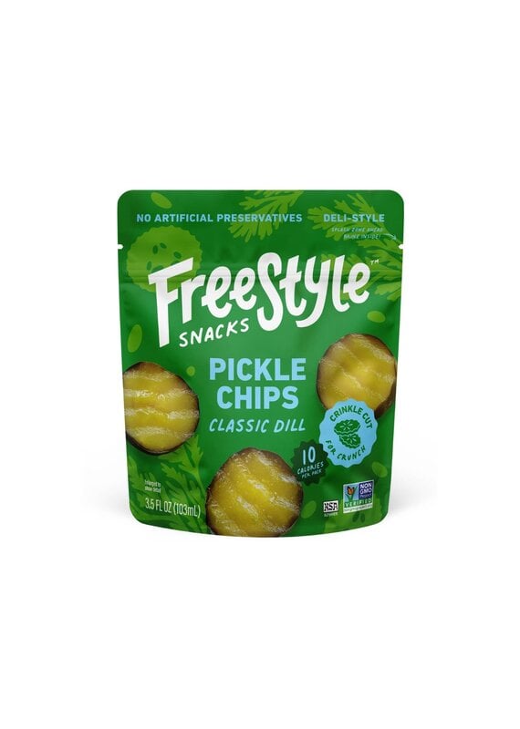 Freestyle Snacks Classic Dill Pickle Chips 3.5oz