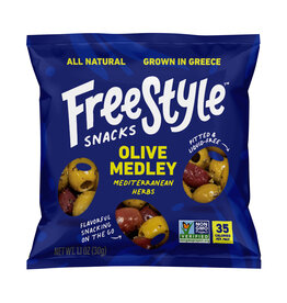 Freestyle Snacks Mediterranean Herb Olive Medley 1.1oz