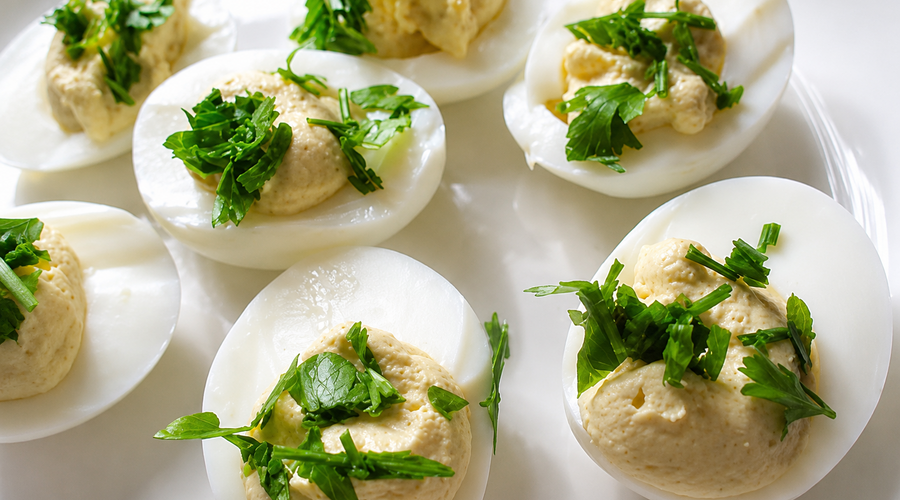 Truffled Deviled Eggs