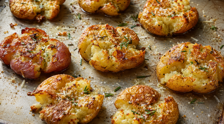 Crispy Smashed Potatoes