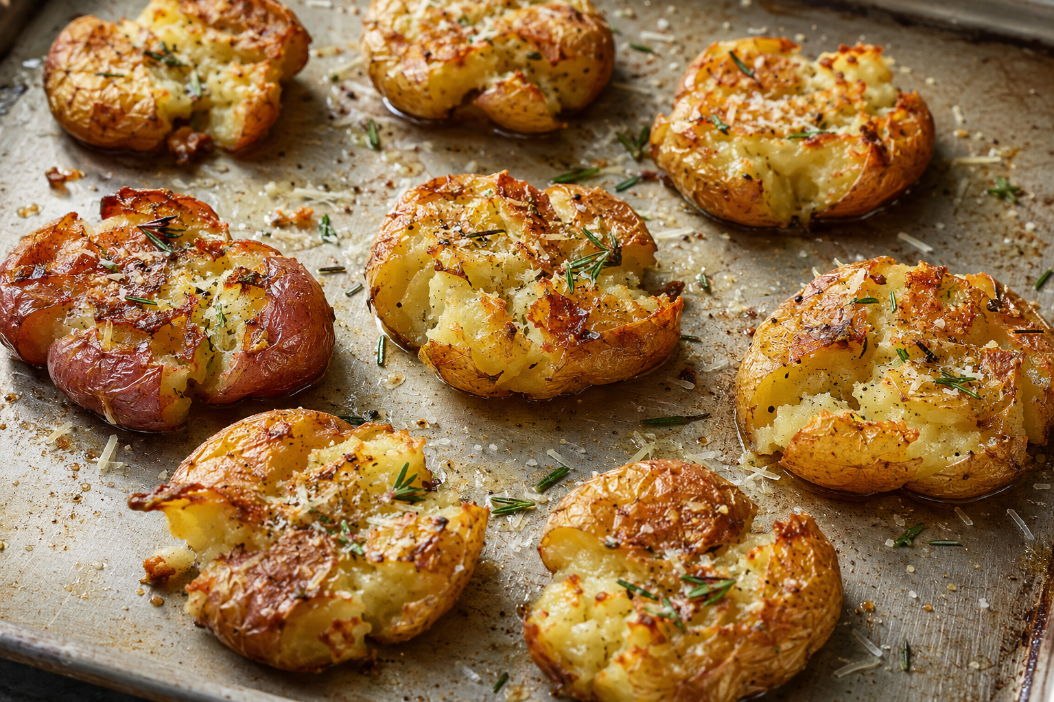 Crispy Smashed Potatoes