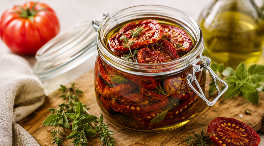 Oven-Dried Tomatoes Preserved in Ultra Premium Olive Oil