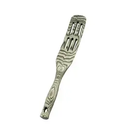 Island Bamboo 13" Black Pakka Slotted Spurtle