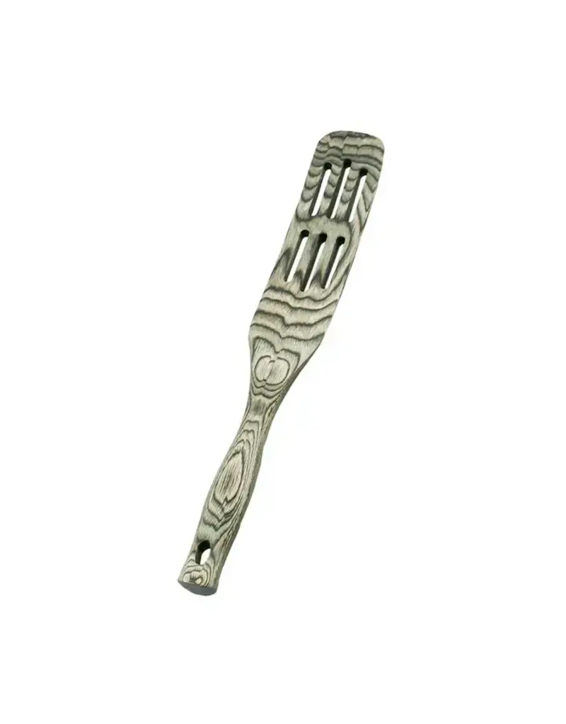 Island Bamboo 13" Black Pakka Slotted Spurtle