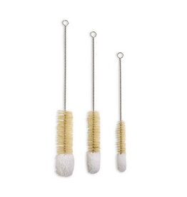 HIC - Harold Import Co. Soft Tip Cleaning Brushes, Set of 3