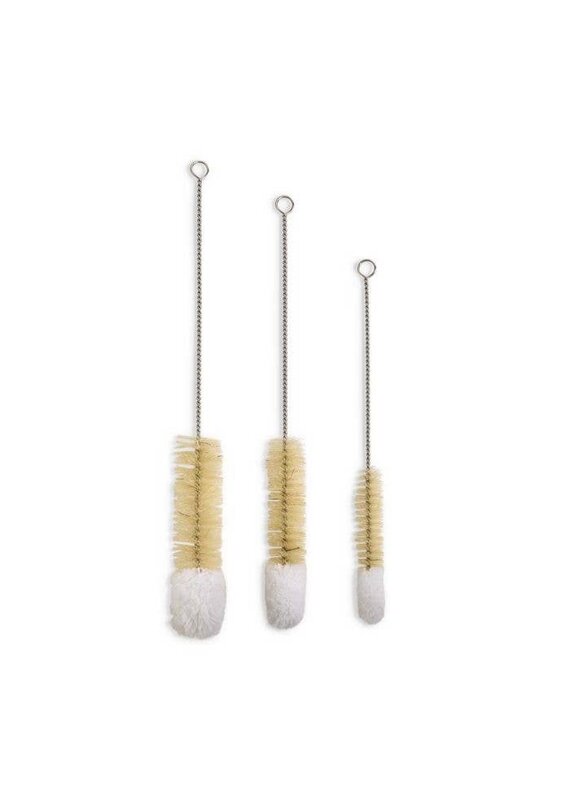 HIC - Harold Import Co. Soft Tip Cleaning Brushes, Set of 3