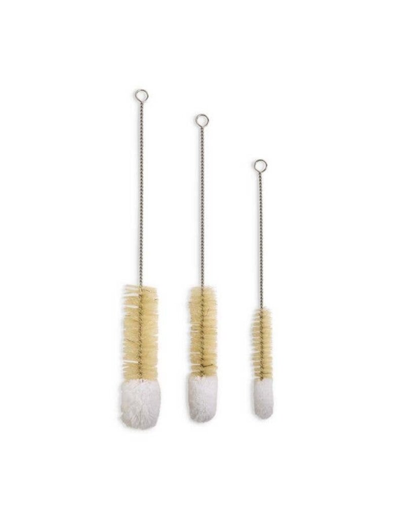 HIC - Harold Import Co. Soft Tip Cleaning Brushes, Set of 3