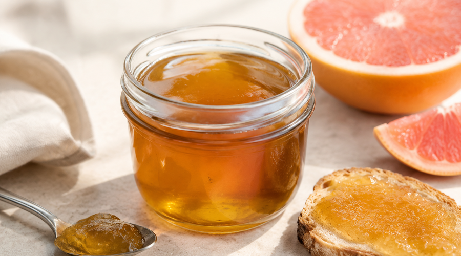 Grapefruit White Balsamic Jelly