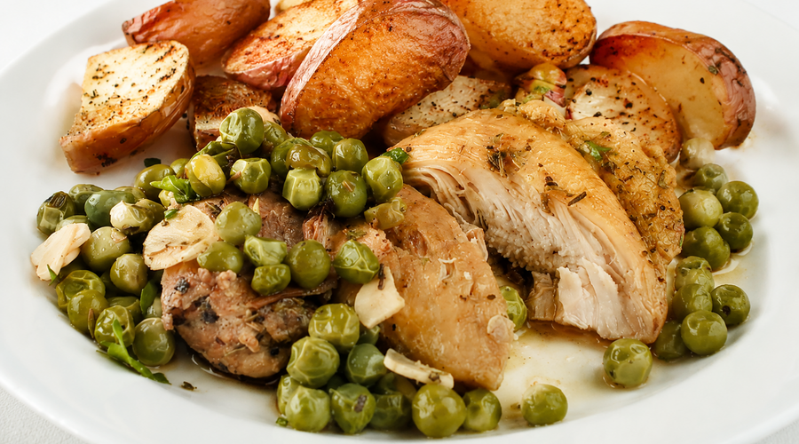 Italian Skillet Chicken with Peas