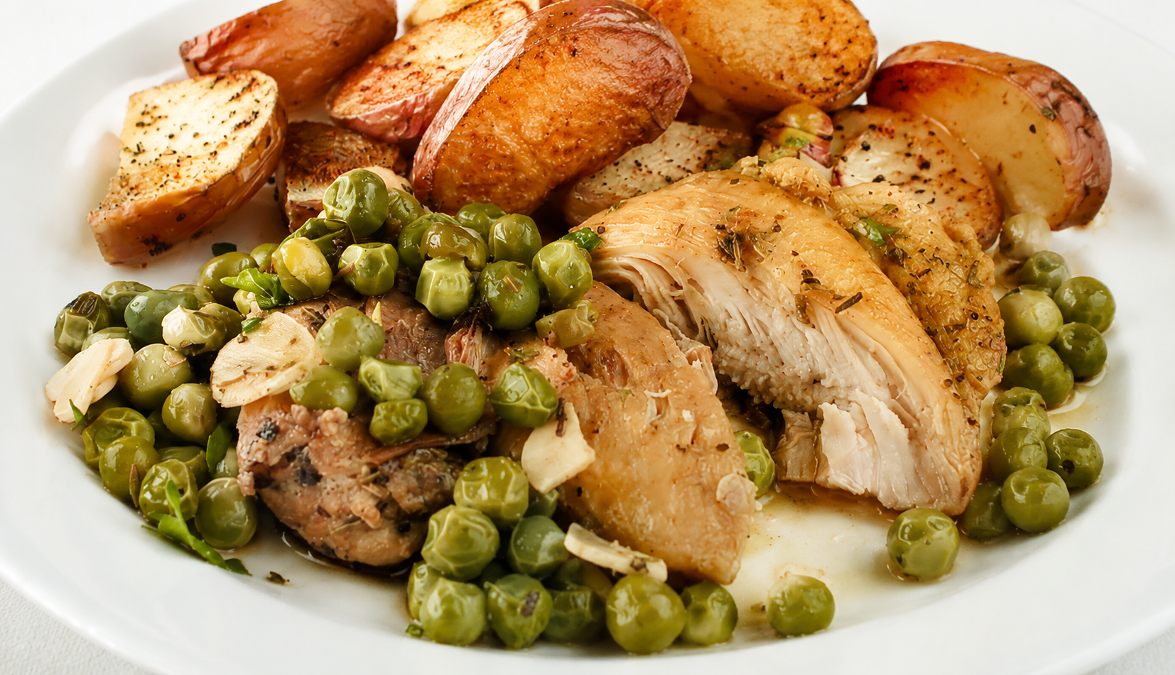 Italian Skillet Chicken with Peas