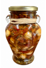 Sun Dried Tomatoes & Pickled Garlic with Herbs (No Olives)
