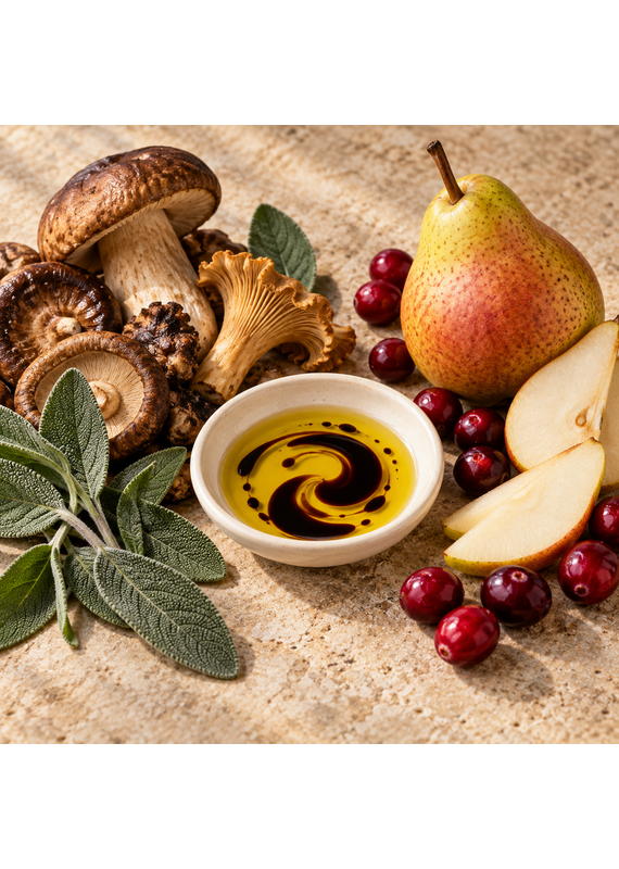 Wild Mushroom Sage & Cranberry Pear Pairing