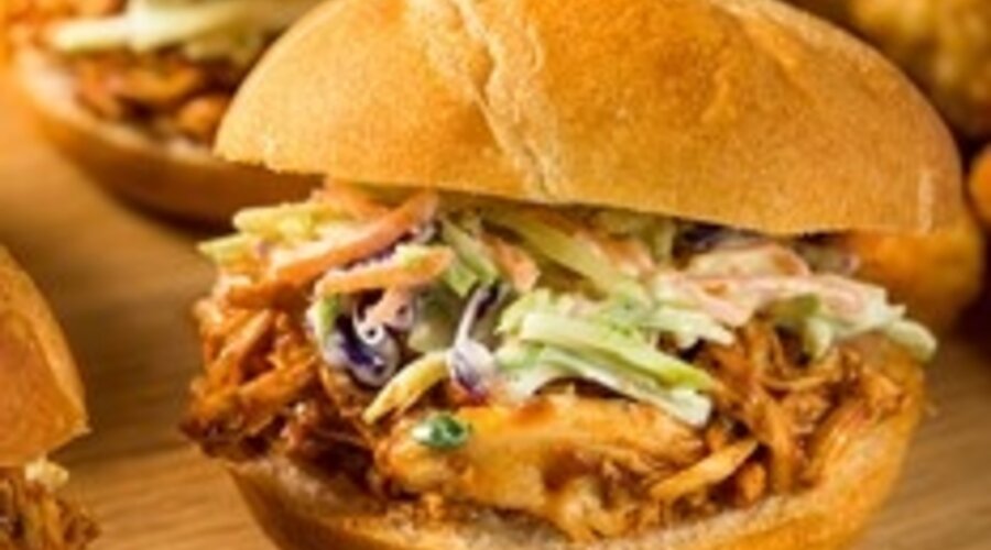 Hot Honey Pulled Pork Sliders 