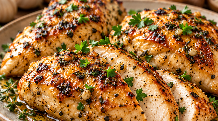 Garlic & Herb Roasted Chicken
