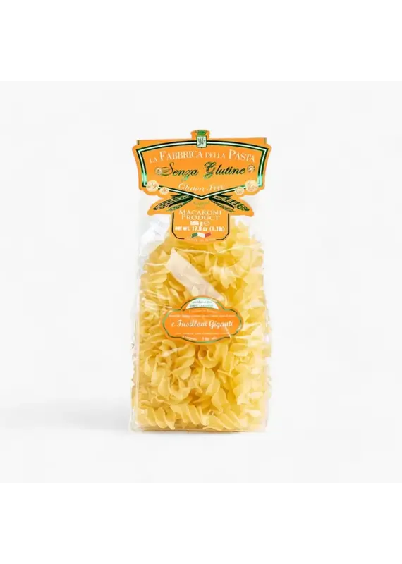 Zia Pia Gluten Free Fusilloni Giganti by La Fabbrica della Pasta