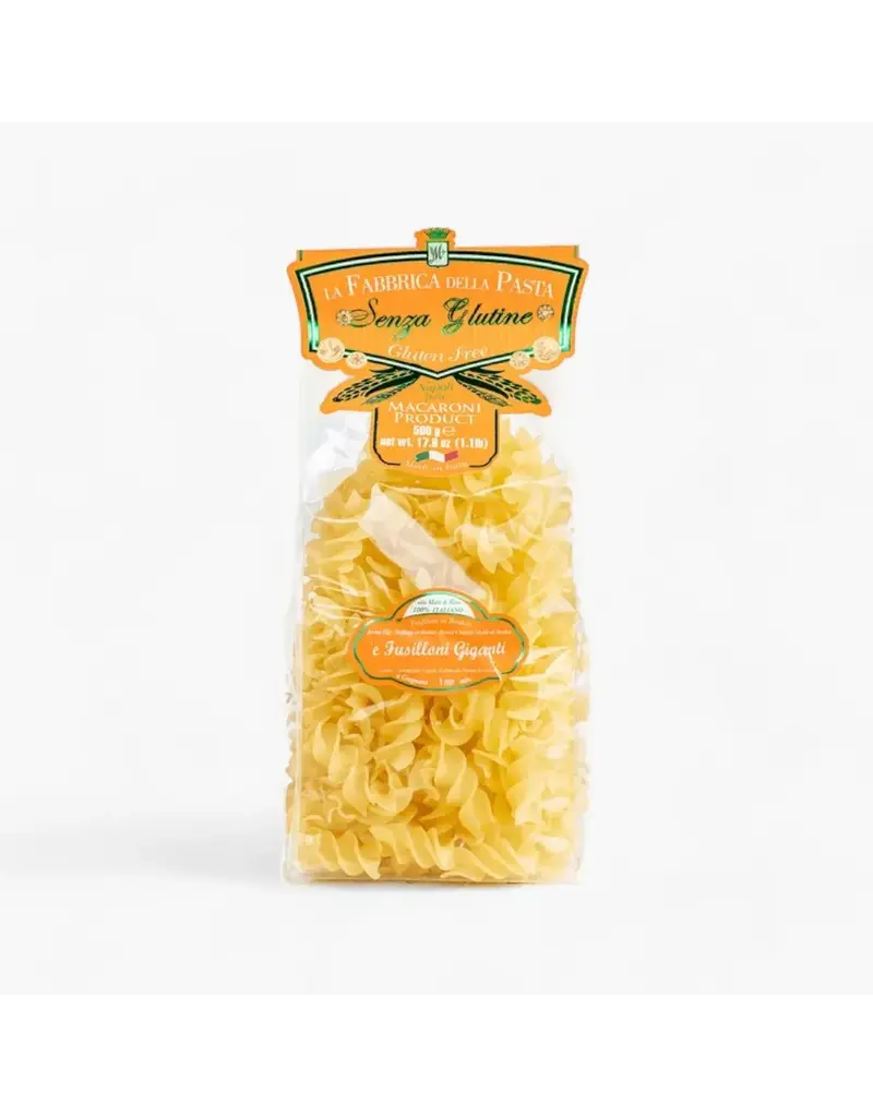 Zia Pia Gluten Free Fusilloni Giganti by La Fabbrica della Pasta
