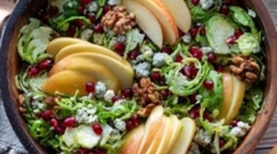 Shaved Brussels Sprout Salad