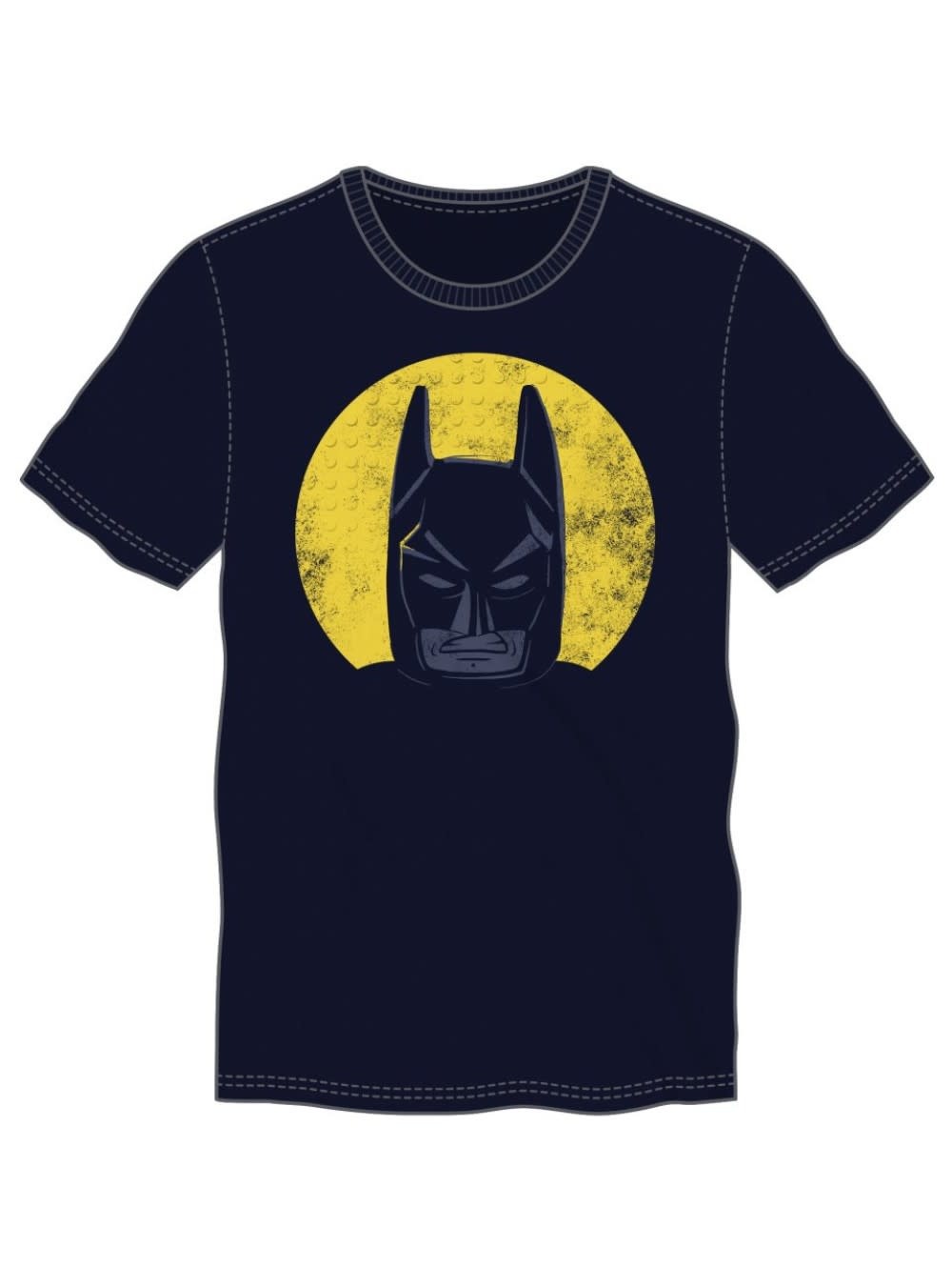 Batman Face In Yellow Circle BCTS4UXMLGM