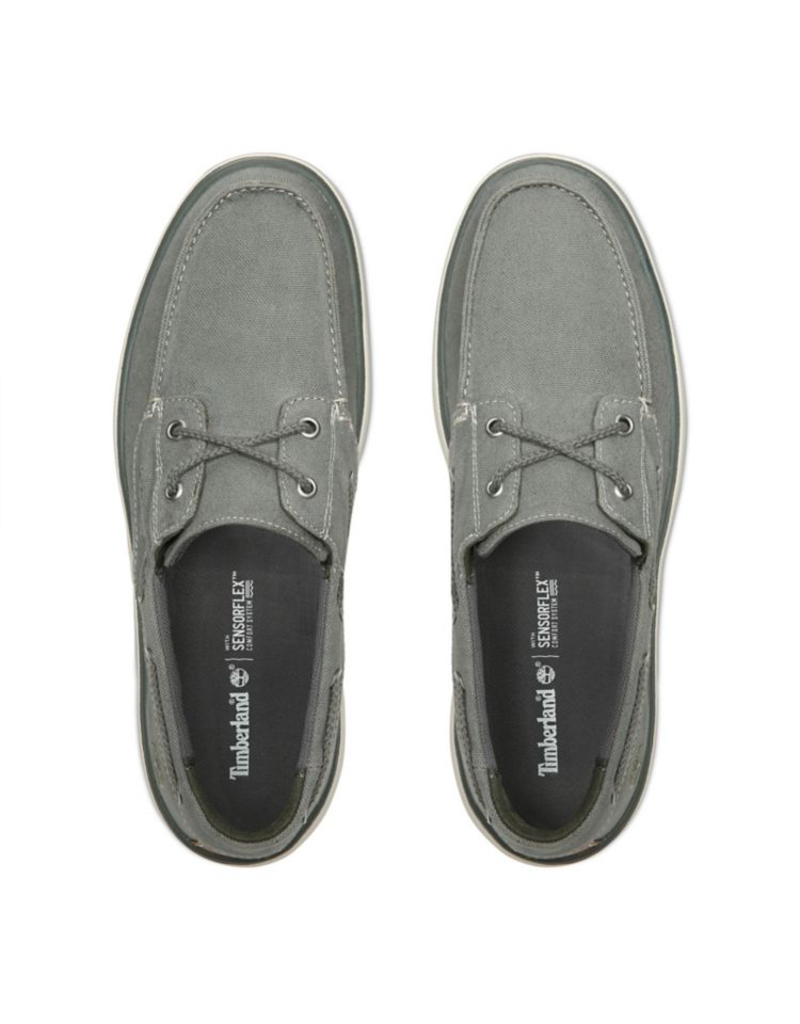 timberland canvas boat shoes