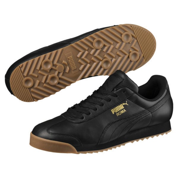 puma men's roma classic gum sneaker